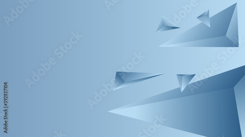 Abstract Triangle Background. 3D Triangles. Modern Wallpaper. illustration