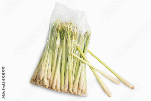 Lemongrass in plastic bag i...
