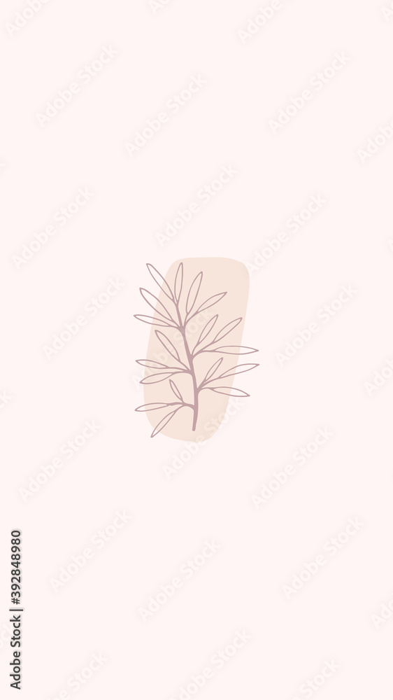 social media story highlight. Boho Flower Logo design. social media story highlight. Boho Flower Logo design.
