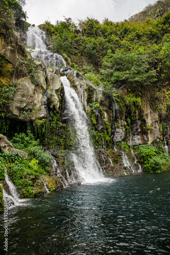 Waterfall of Bassin des Aigrettes in Saint-Gilles on Reunion Island © JeanLuc Ichard