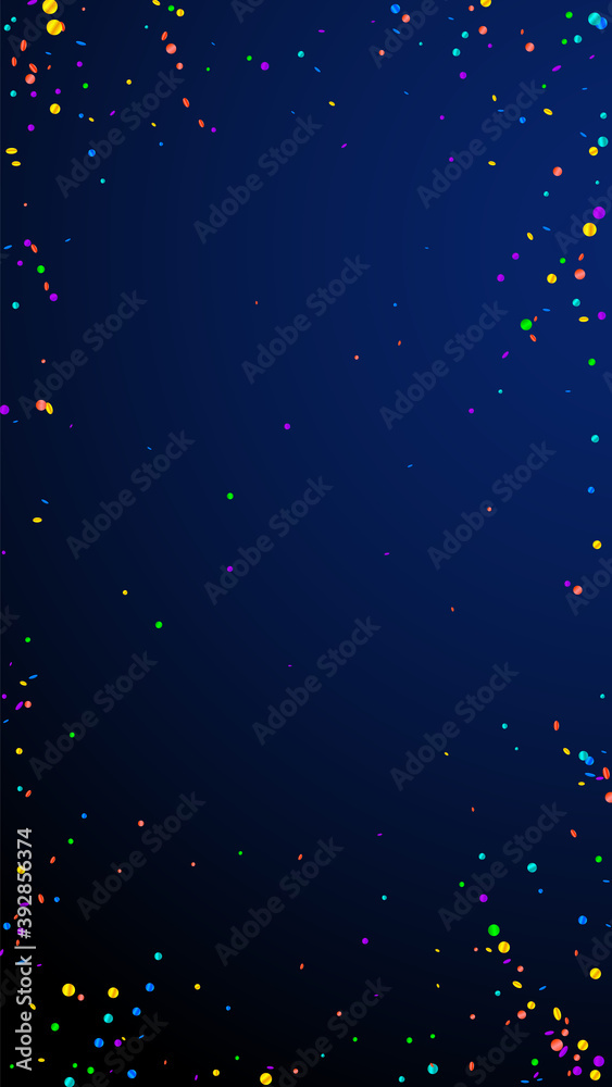 Fototapeta premium Festive awesome confetti. Celebration stars. Brigh