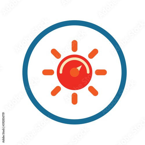 Solar energy equipment. Renewable eneenergy efficient rgy technology. Vector icon.