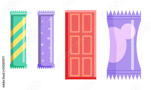 Fast junk food for lunch snack isolated on white background