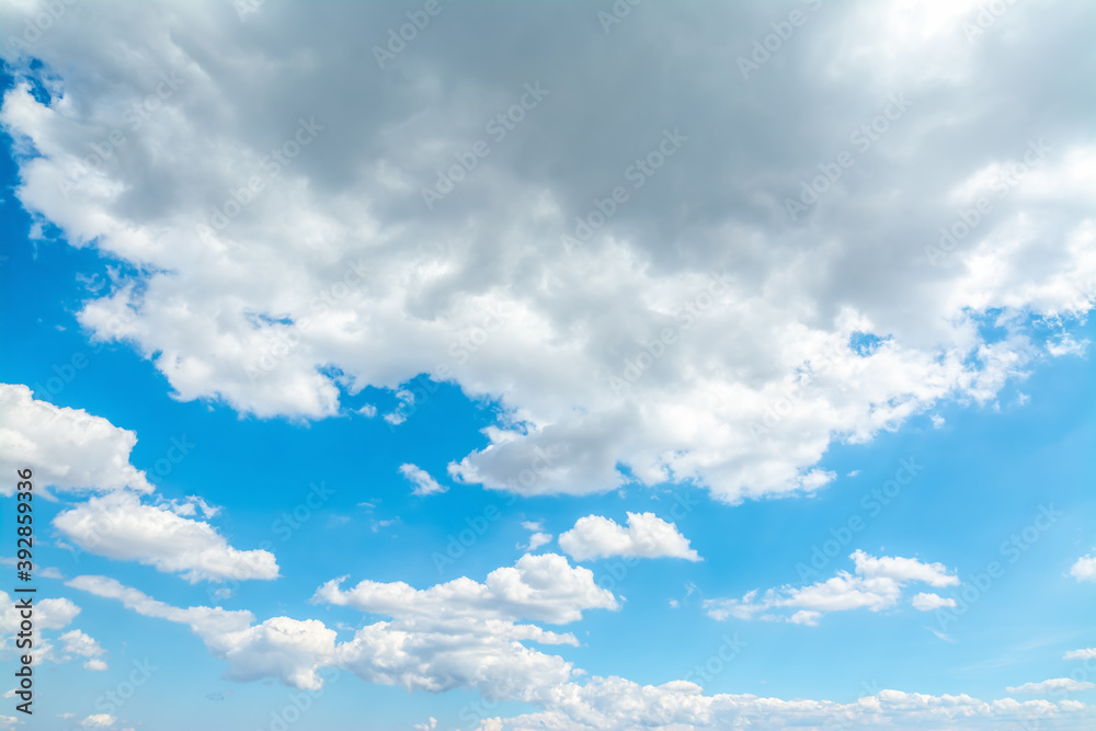 white clouds and blue sky in springtime white clouds and blue sky in springtime