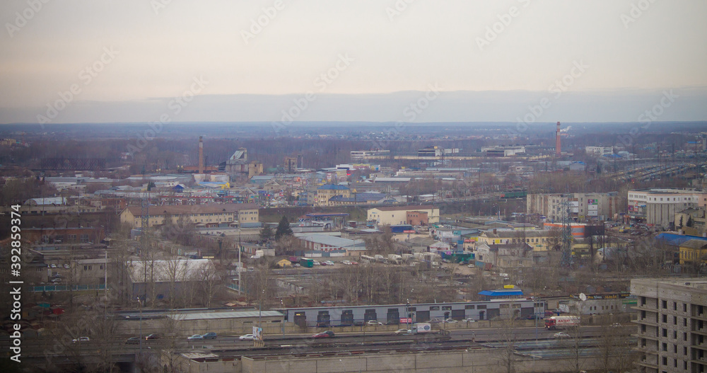 view of the city