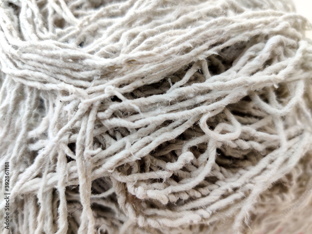 Closeup of white threads. Background/texture Closeup of white threads. Background/texture