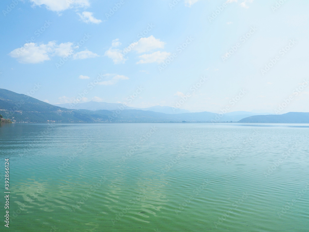Greece Ioannina lake Ioannina landscape