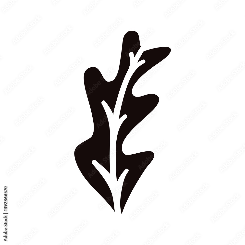 Leaf logo design on halloween celebration Leaf logo design on halloween celebration