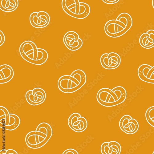 Fotografia Pretzel seamless pattern