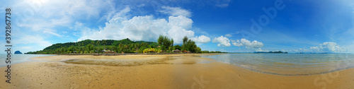 Fototapeta Naklejka Na Ścianę i Meble -  the beach of Ko Yao Yai, Thailand 360°