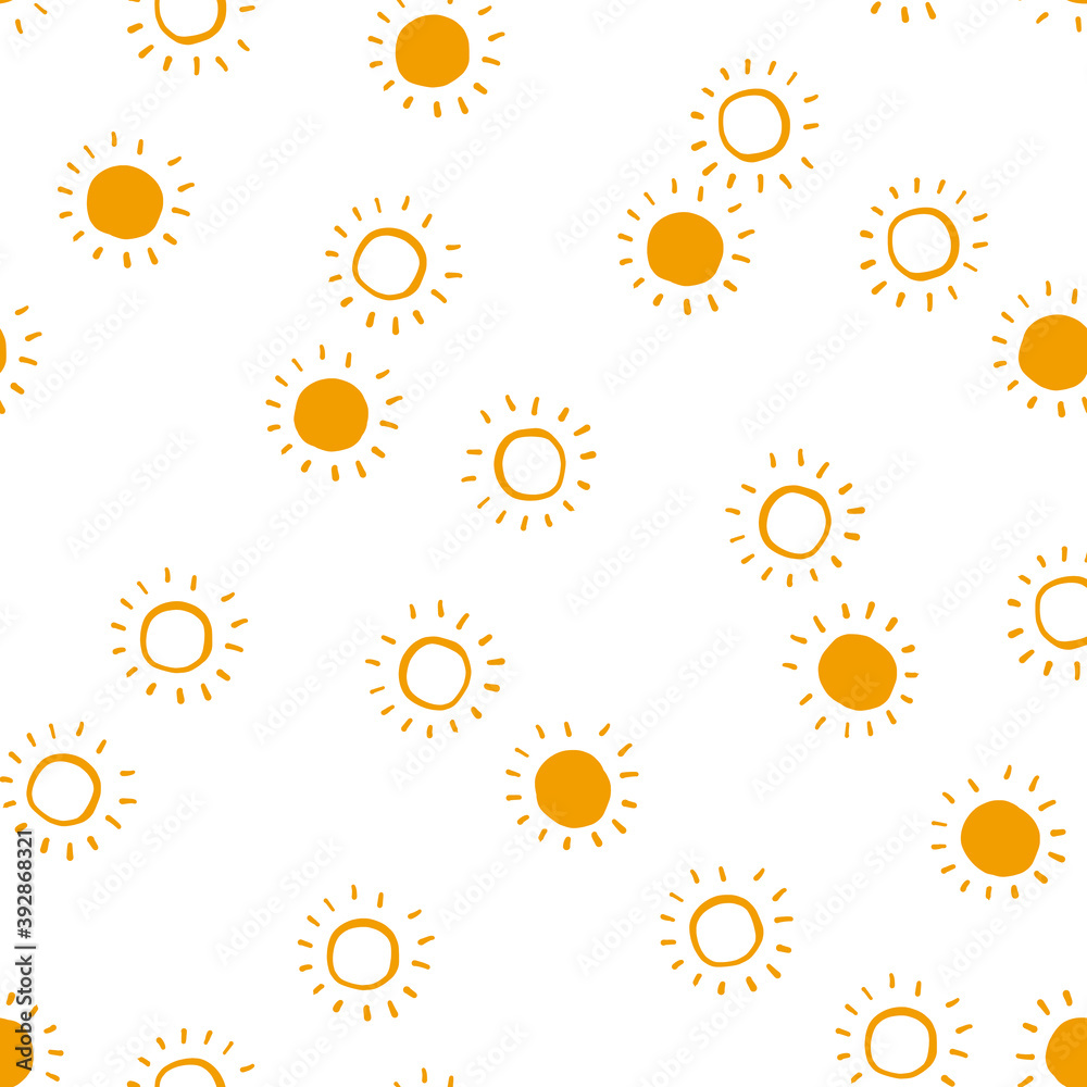 Simple seamless pattern of the sun. Minimalistic modern abstract pattern. Vector illustration for a minimalistic design. Modern elegant background.Finnish drawing.
Simple seamless pattern of the sun. Minimalistic modern abstract pattern. Vector illustration for a minimalistic design. Modern elegant background.Finnish drawing.