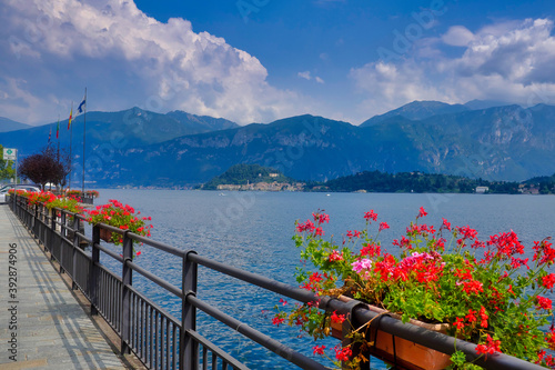 Panoramic view of Lake Como,Italy.