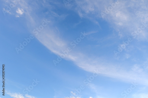 Beautiful white clouds and blue sky high definition skyscraper with grunge texture for background Abstract,nature art style,soft and blur focus. 