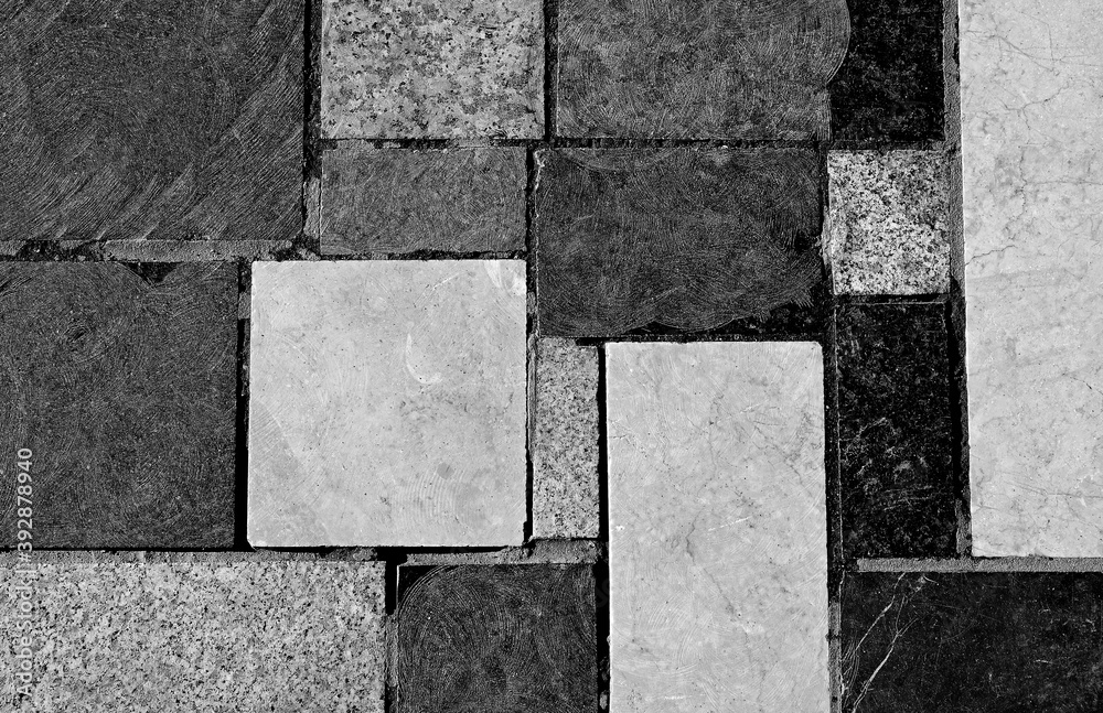 black and white texture of stone
