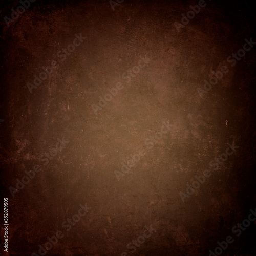 Dark grunge background, brown paper texture