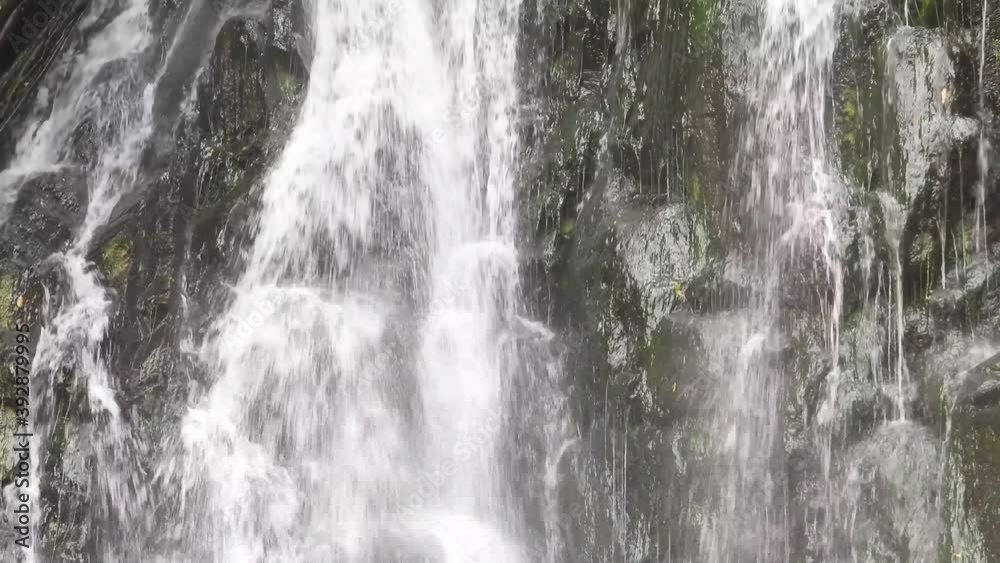Waterfalls in forest area . Waterfalls in forest area .