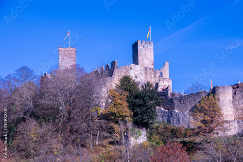 Rötteln Castle (German: Burg Rötteln), located above the Lörrach suburb of Haagen, lies in the extreme southwest corner of the German state of Baden-Württemberg photo