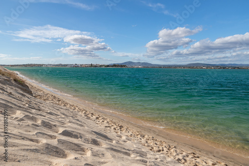 Ilha da Fuseta, Praia da Ilha da Fuseta, Algarve, Portugal