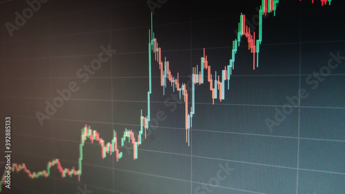 DIsplay of a bullish stock market