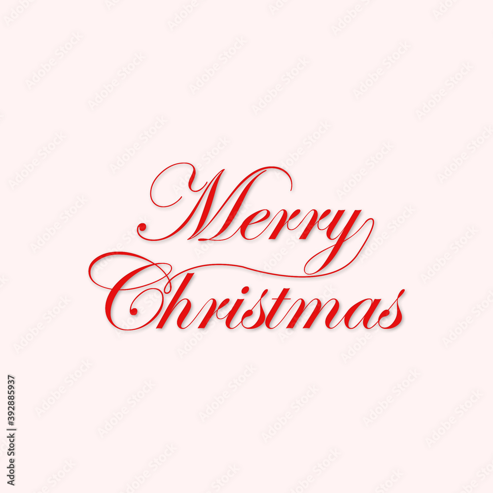 merry christmas for text calligraphy lettering design card template and happy new year on white background. banner calligraphy font style. creative typography for holiday gift poster greeting.