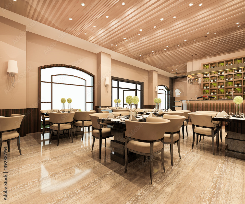 3d rendering loft and luxury hotel reception and cafe lounge restaurant 3d rendering loft and luxury hotel reception and cafe lounge restaurant