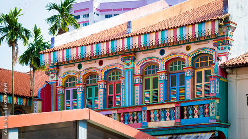 Canvas Print little india, singapore, deepawali, diwali