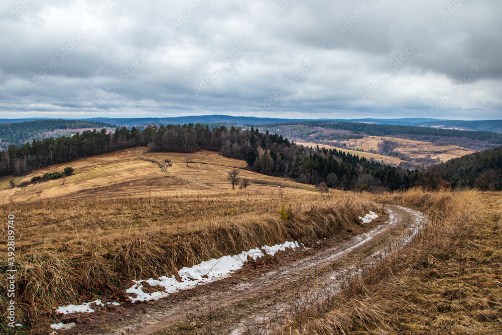 landscape in the mountains