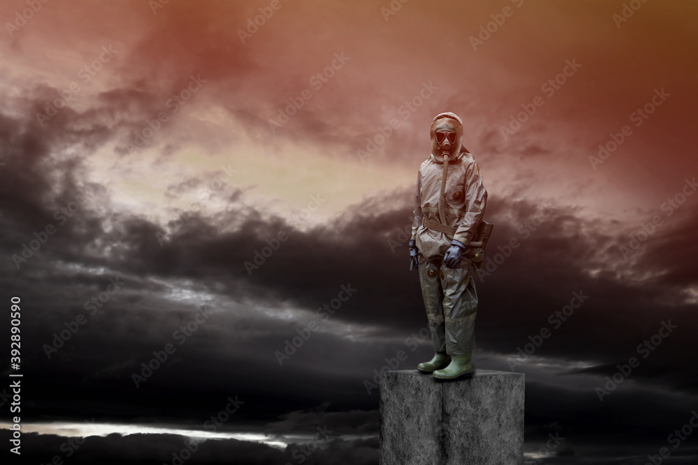 Isolation and social distancing concept - Covid pandemic restictions Isolation and social distancing concept - Covid pandemic restictions