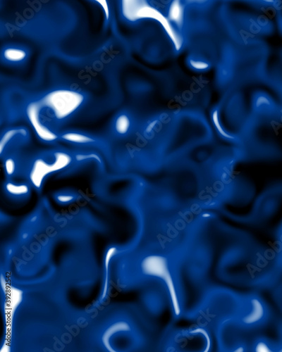 Whte blue water shapes, shades, texture drops background