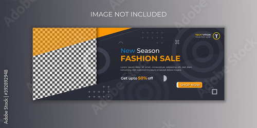 Digital marketing facebook cover page template