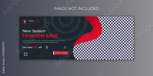 Digital marketing facebook cover page template