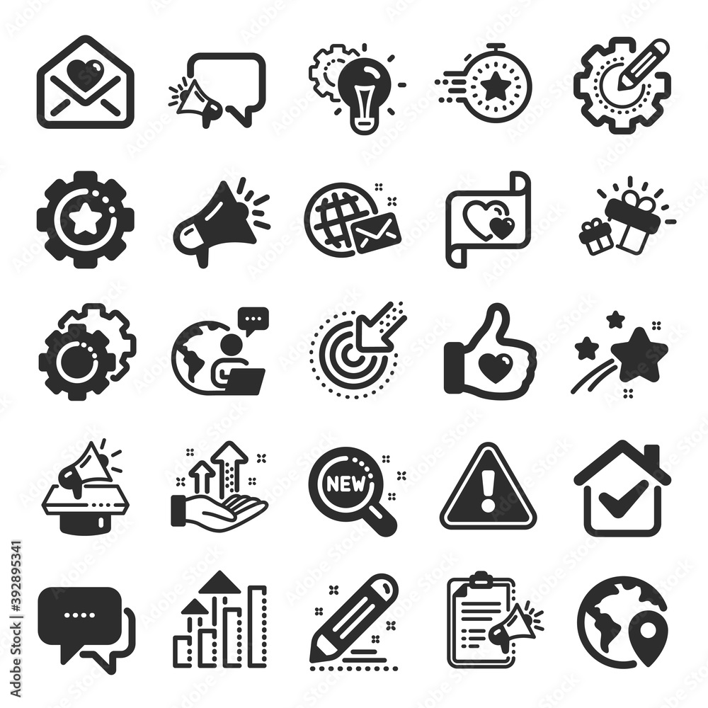 Brand social project icons. Business strategy, Megaphone and Representative. Influence campaign, social media marketing, brand ambassador icons. Innovation, gift, like sign. Flat icon set. Vector Brand social project icons. Business strategy, Megaphone and Representative. Influence campaign, social media marketing, brand ambassador icons. Innovation, gift, like sign. Flat icon set. Vector