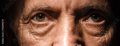 Man face portrait.