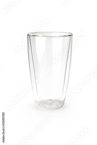 Glass isolated on white background with clipping path
