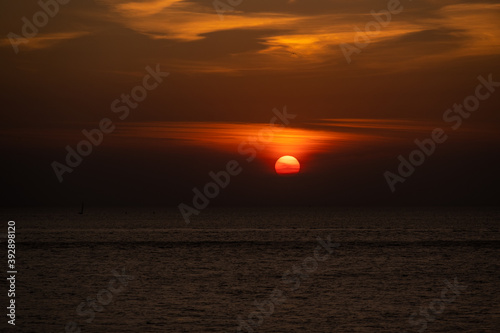 Sunset at sea © ivan
