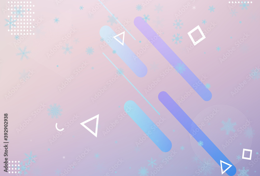 Winter christmas snowflake background vector