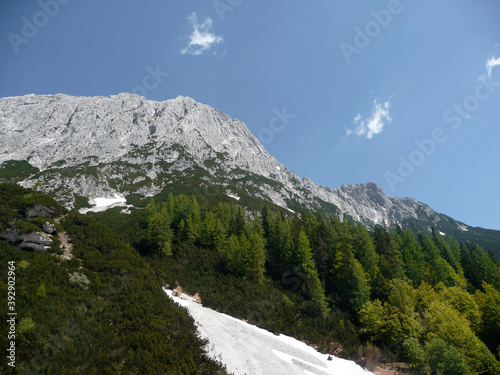 Adler Via ferrata at Karkopf mountain, Tyrol, Austria photo