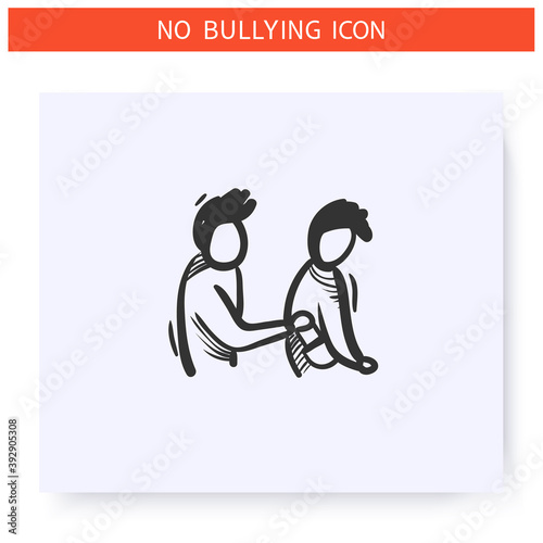 Fotografia Stealing, theft icon
