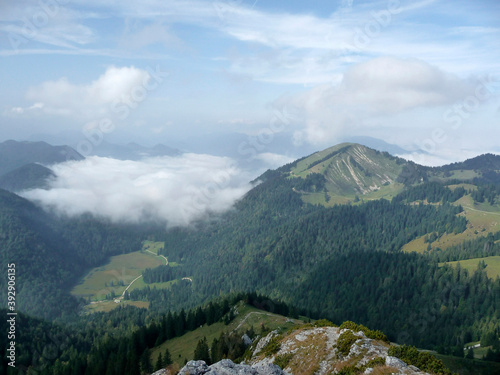 Hiking tour Ross- and Buchstein mountain, Tegernsee, Bavaria, Germany