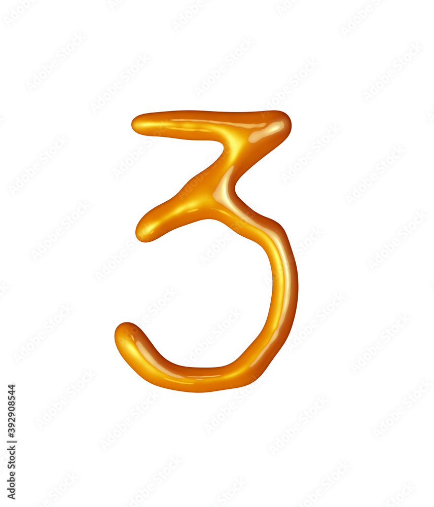 Naklejka premium 3D fonts and lettering designs