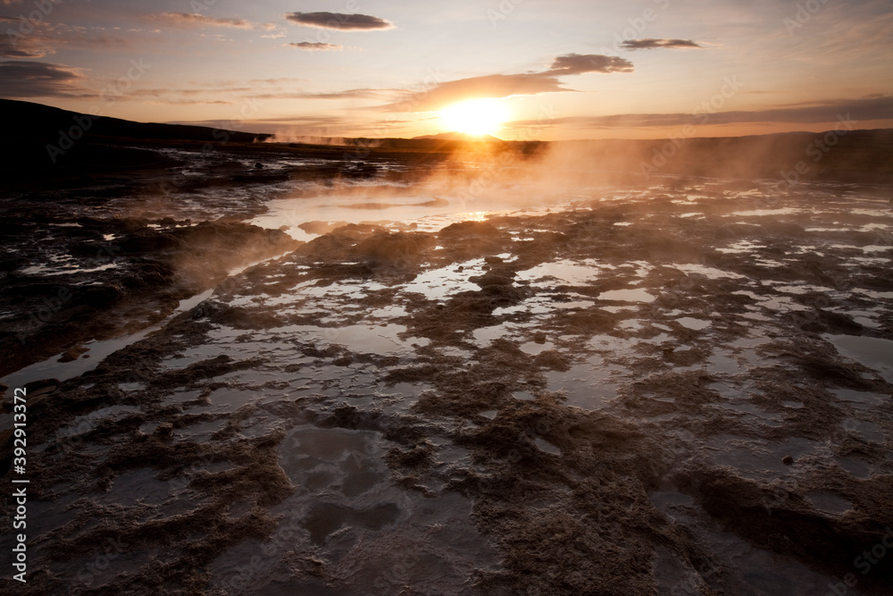 Obraz premium Strokkur Geyser, Geysir, Iceland