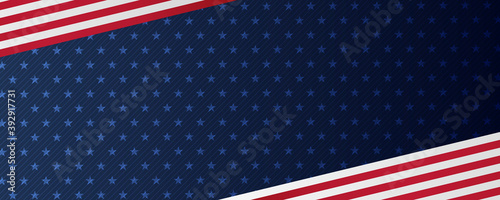 Background with USA painted flag