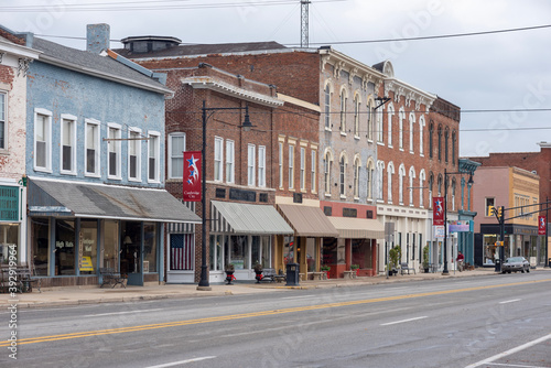 street in the city photo