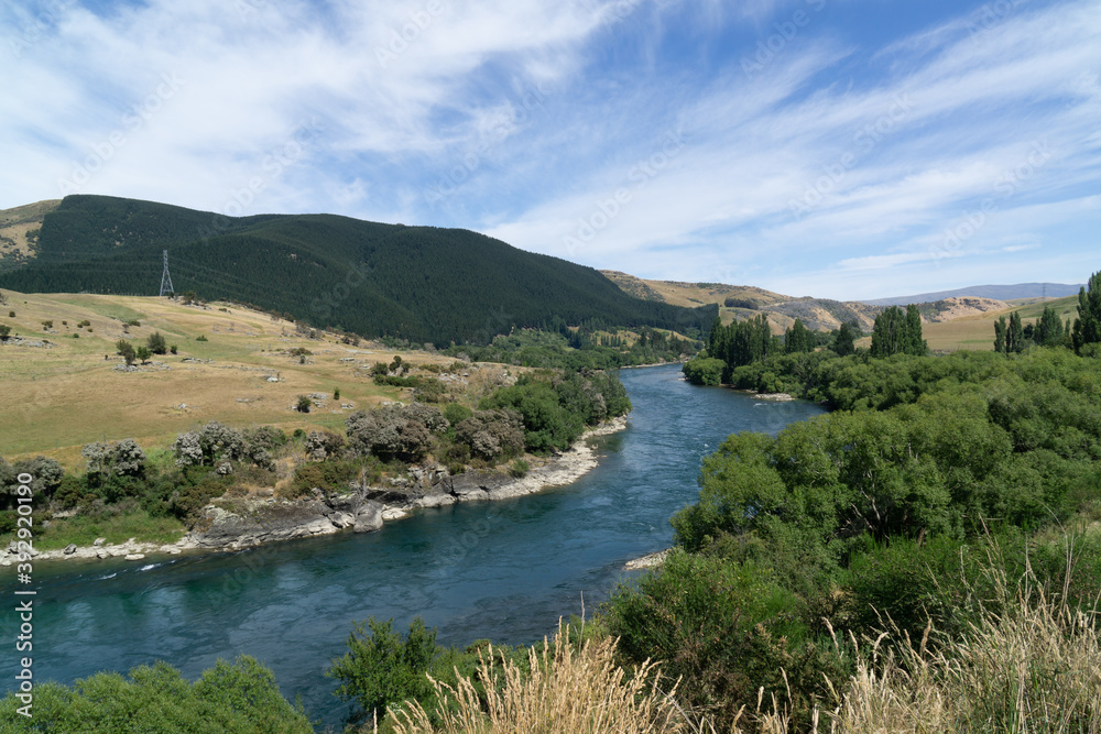 Nieuw Zeeland - De Clutha Gold Trail volgt de Clutha River