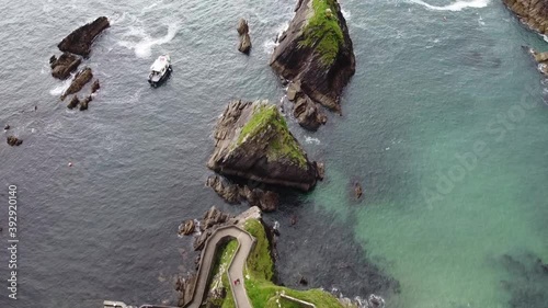 Flyover of Dunquin Harbour, Co. Kerry on Ireland's Wild Atlantic Way photo