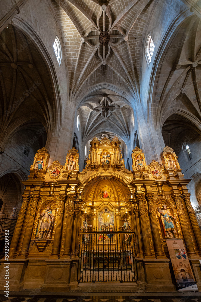 Retablo de los Reyes, estilo rococó,
, catedral de Santa María de Calahorra, Calahorra, La Rioja , Spain, Europe