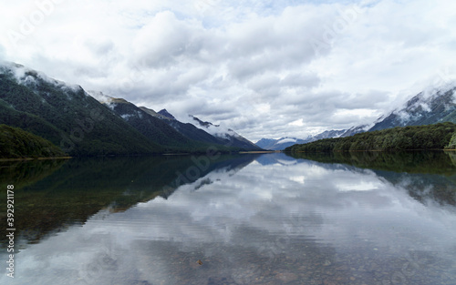 Nieuw Zeeland - South Mavora Lake net nadat de regen is gepasseerd
