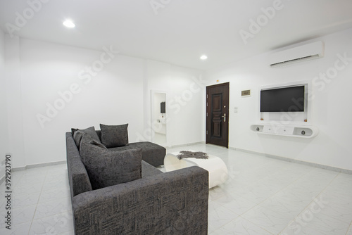 Interior design of luxury apartment living room