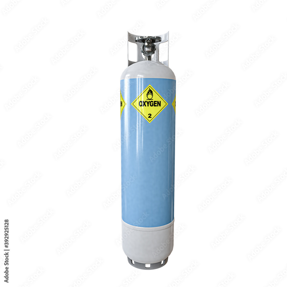 oxigen tank isolated on white oxigen tank isolated on white