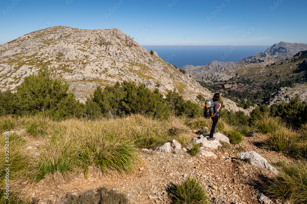 Puig de Salzinar, 932 mts., Cami des Binis. Escorca, Mallorca, Balearic Islands, Spain